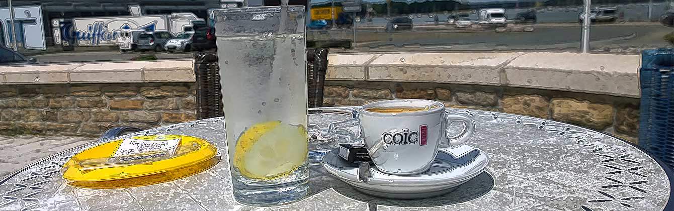 loctudy headerbild mit kühler limonade und espresso