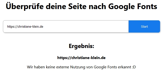 google fonts checker