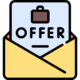 Icon Email mit Angebot